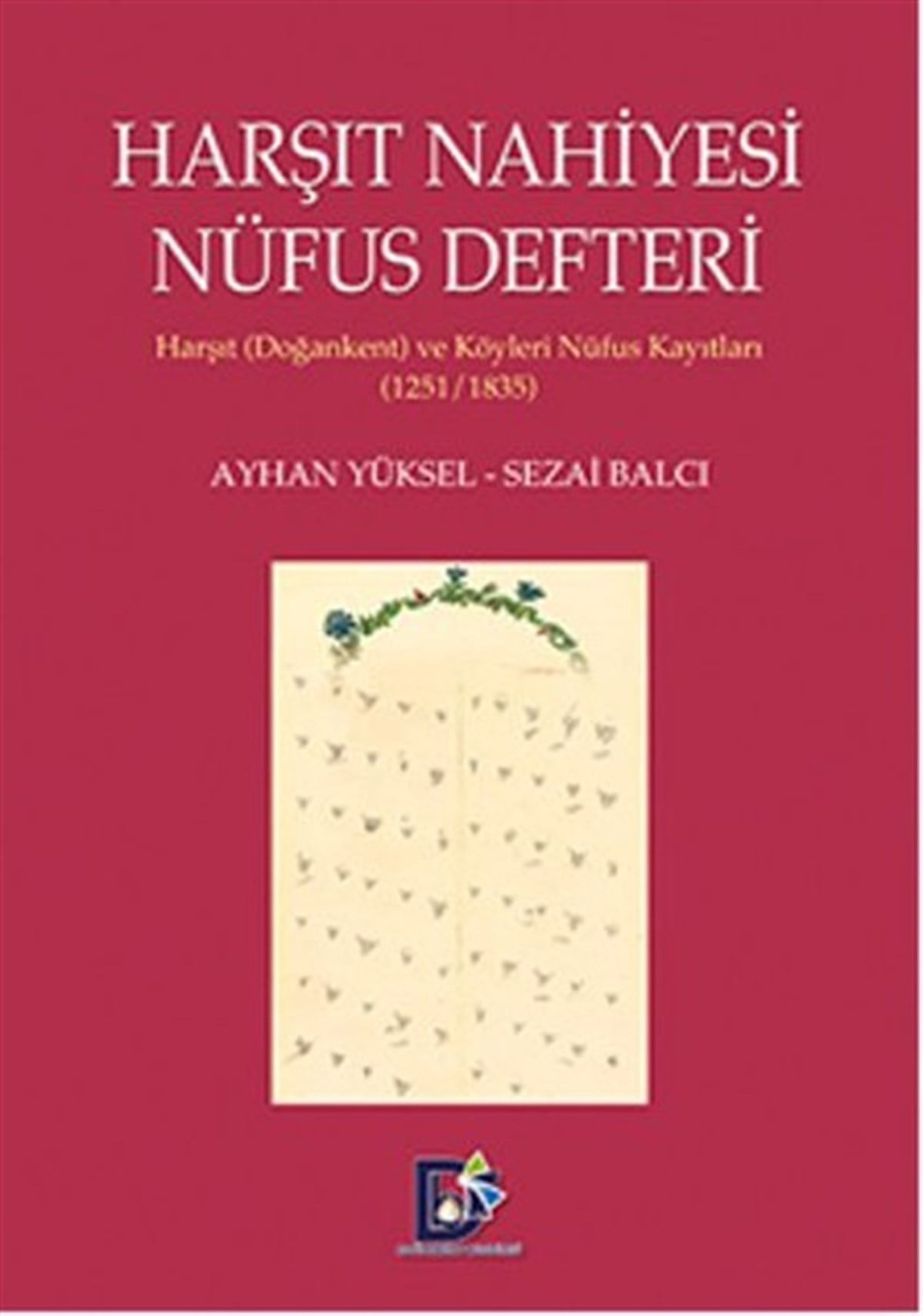 Ayhan YükselSosyoloji KitaplarıHarşıt Nahiyesi  Nüfus Defteri
