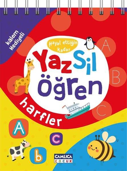 KolektifEgitim Etkinlik KitaplariHayal Ettiğin Kadar Yaz Sil Öğren - Harfler - Kalem Hediyeli