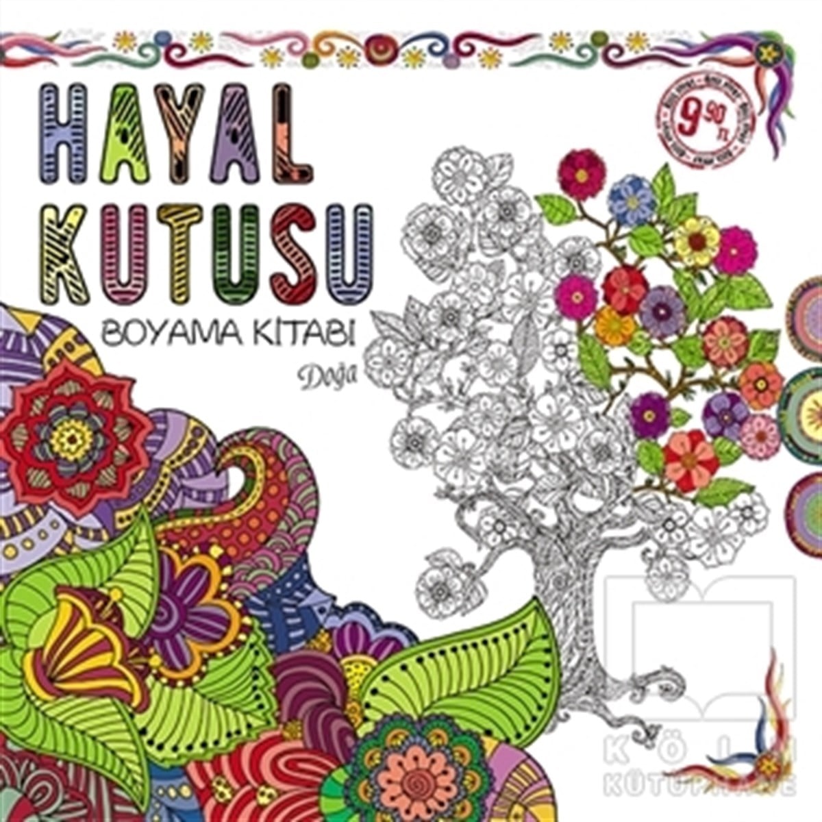 KolektifBüyükler için Boyama - Mandala KitaplarıHayal Kutusu Boyama Kitabı - Doğa
