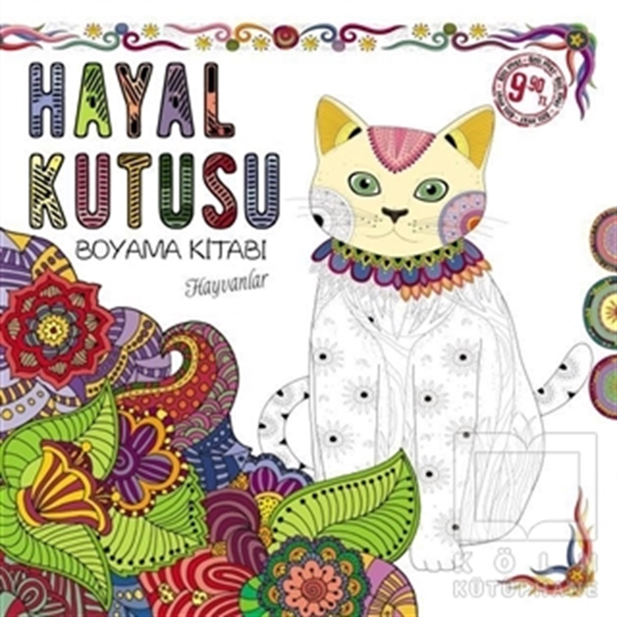 KolektifBüyükler için Boyama - Mandala KitaplarıHayal Kutusu Boyama Kitabı - Hayvanlar