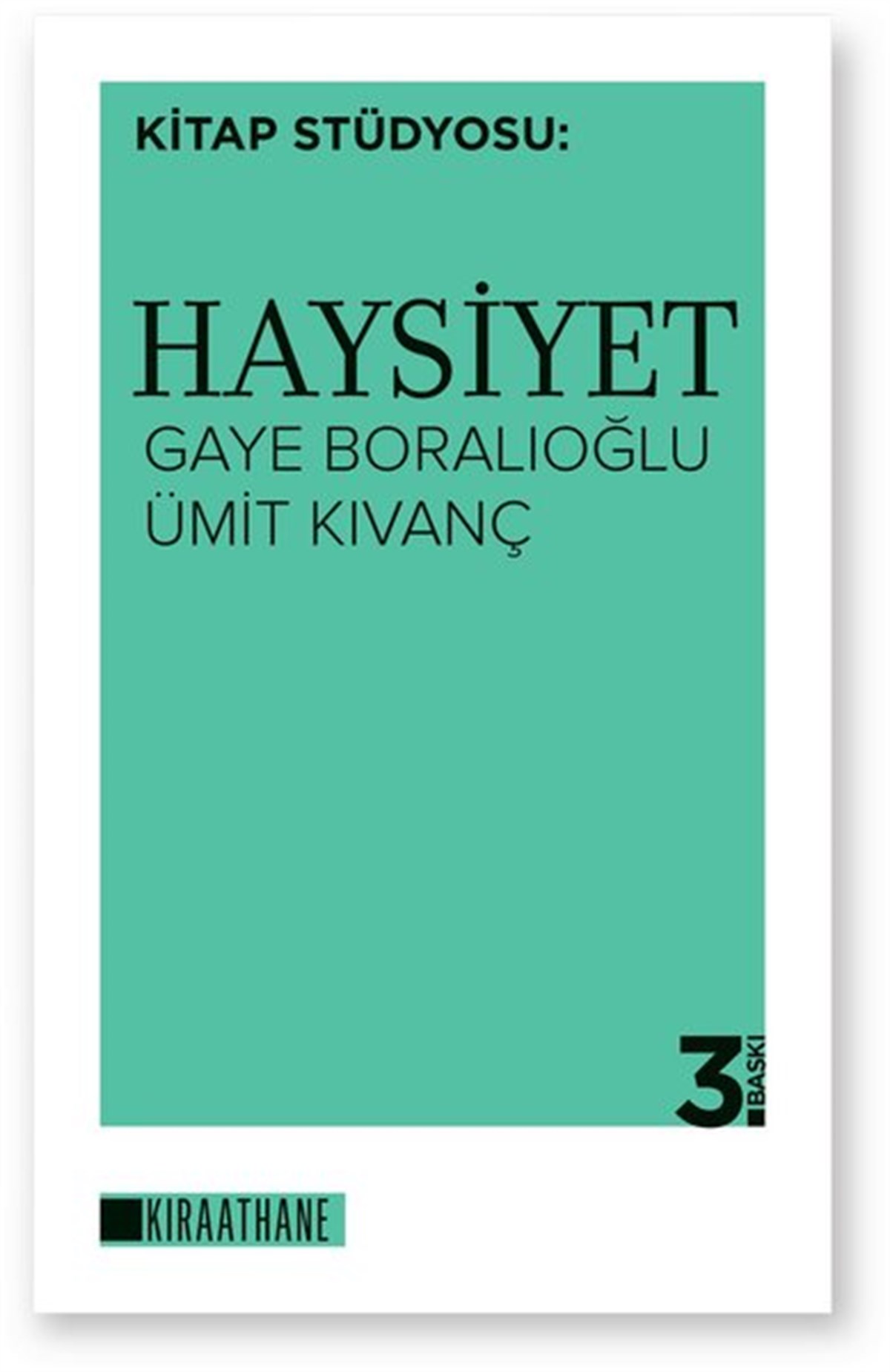 Gaye BoralıoğluDeneme KitaplarıHaysiyet