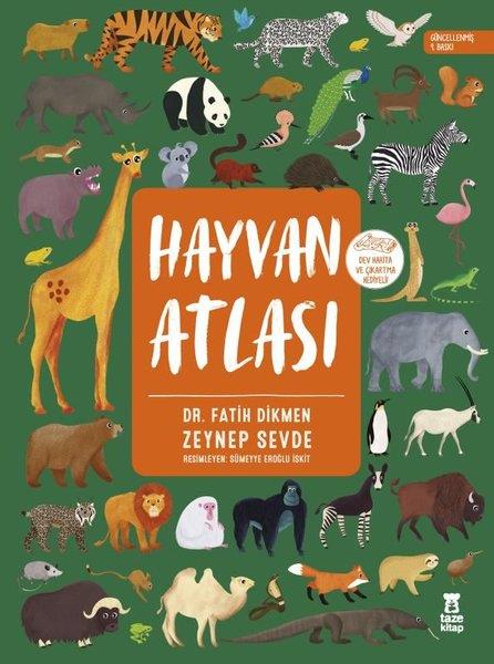 Fatih DikmenEtkinlik KitaplarıHayvan Atlası - Dünya Haritası ve Çıkartma Hediyeli