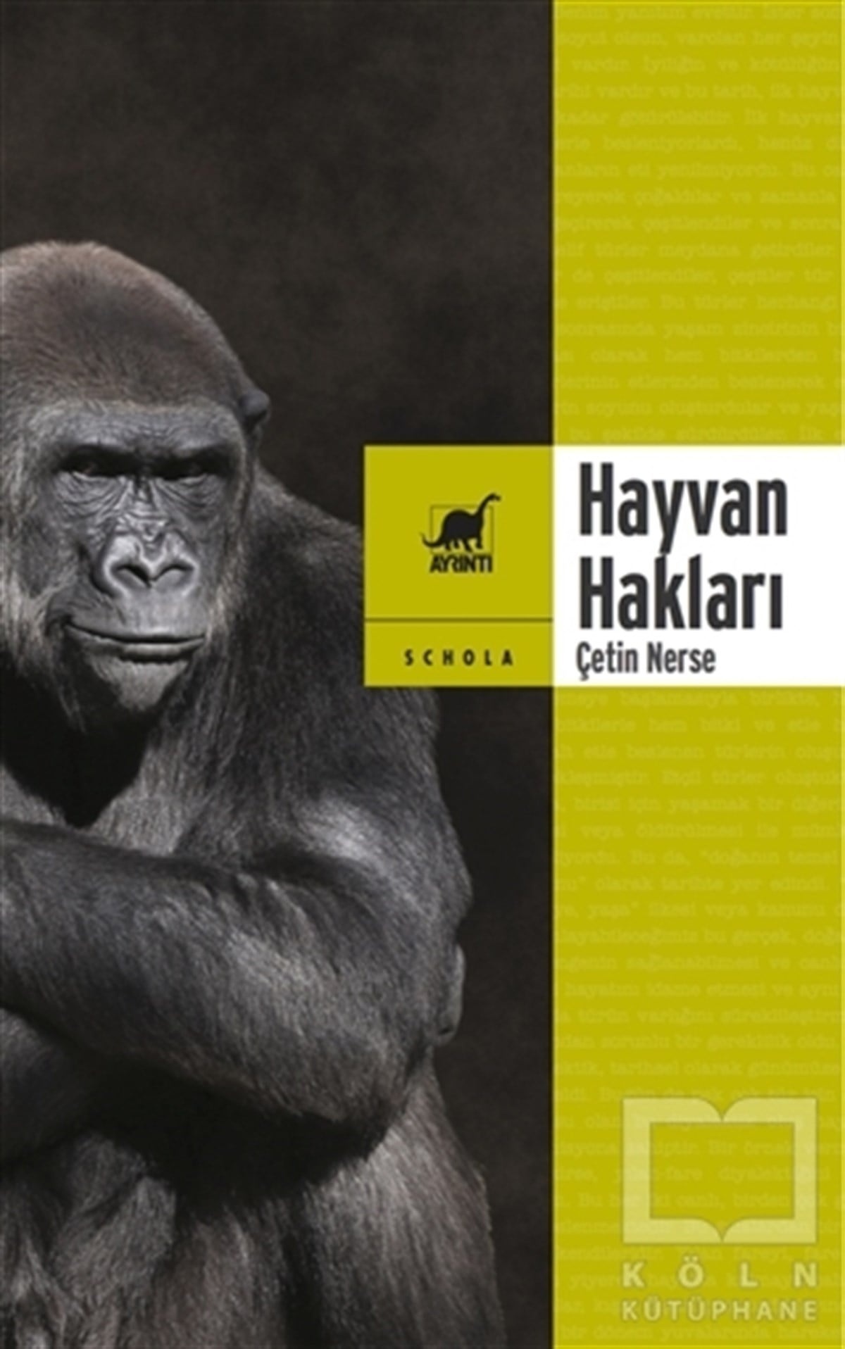 Çetin NerseBaşvuru KitaplarıHayvan Hakları