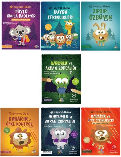 Anıl ŞenEgitim Etkinlik KitaplariHayvan Okulu Serisi Çocuğum Öğreniyor Seti - 7 Kitap Takım