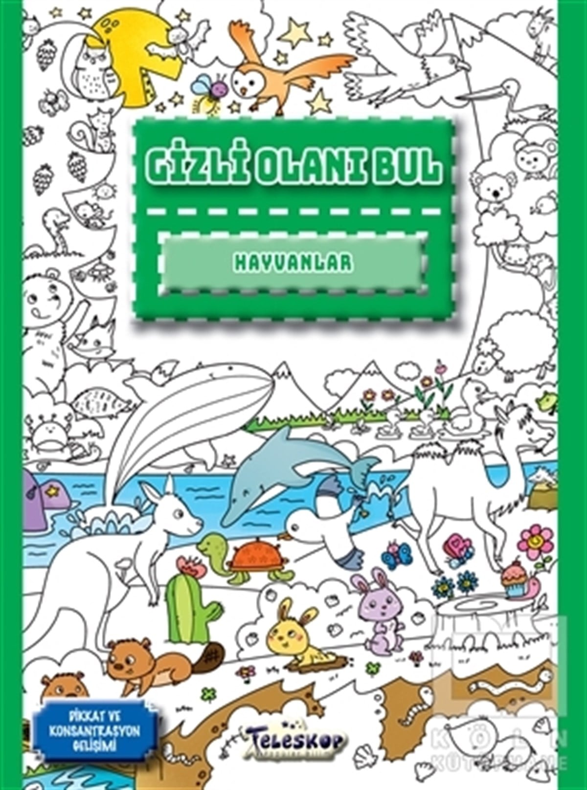 KolektifBoyama KitaplarıHayvanlar - Gizli Olanı Bul