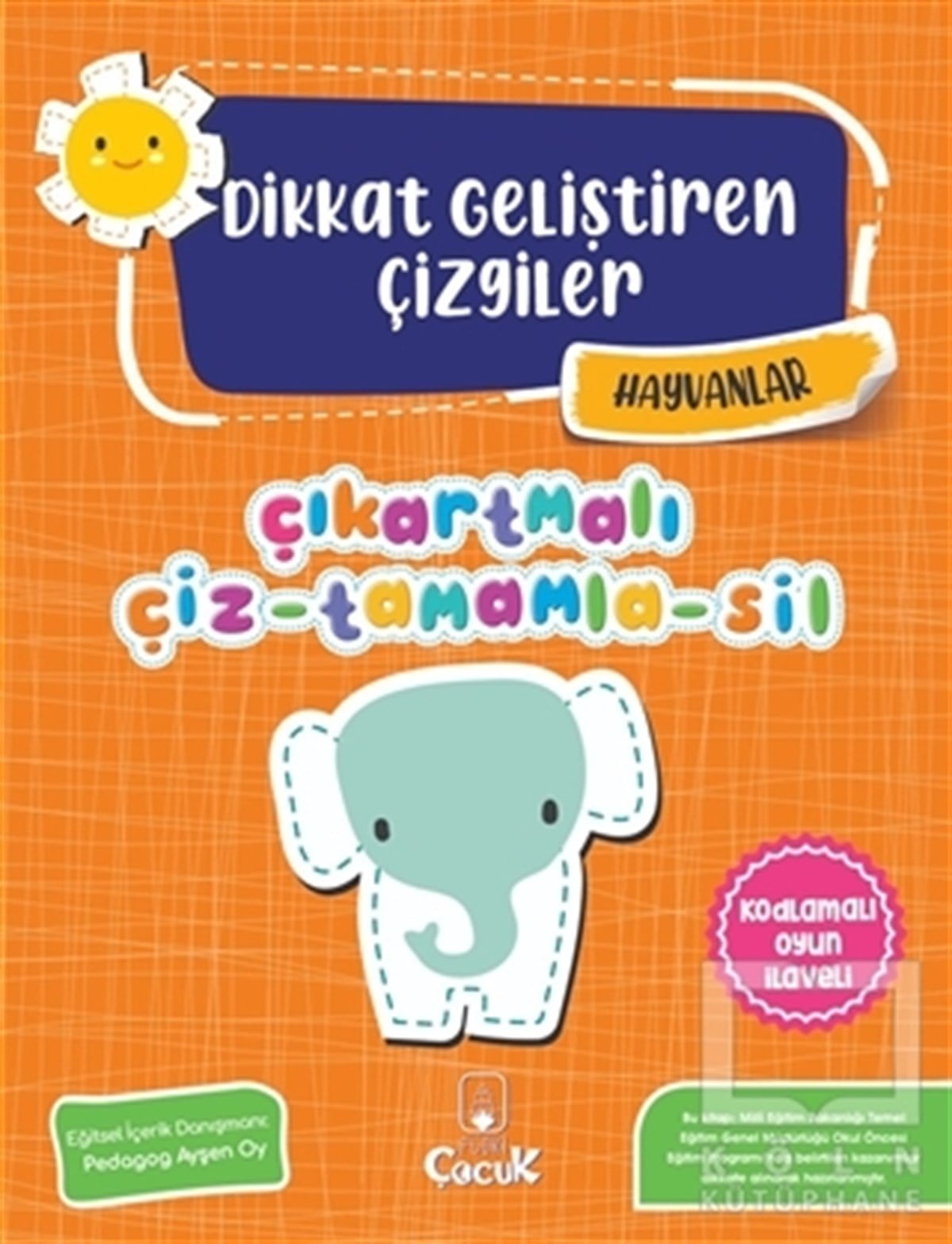 KolektifEtkinlik KitaplarıHayvanlar - Dikkat Geliştiren Çizgiler