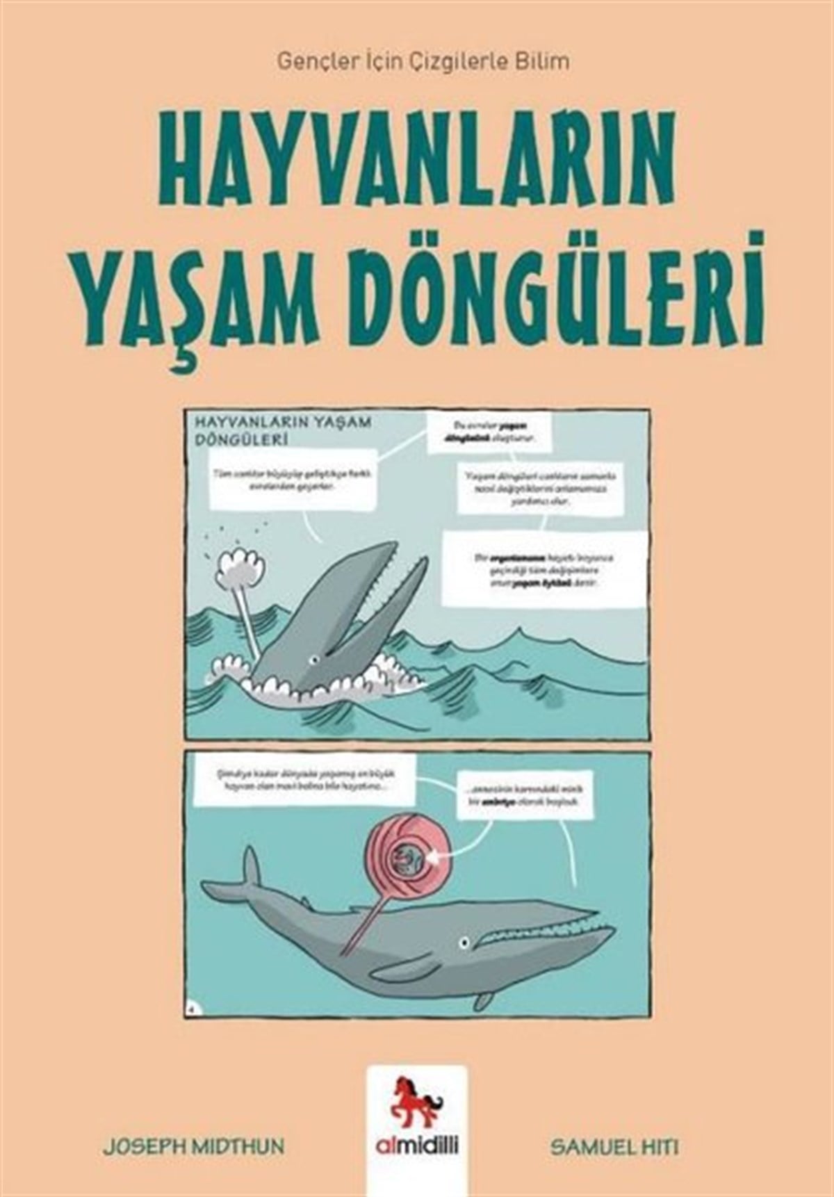 Joseph MidthunÇocuk Bilim KitaplarıHayvanların Yaşam Döngüleri-Gençler İçin Çizgilerle Bilim