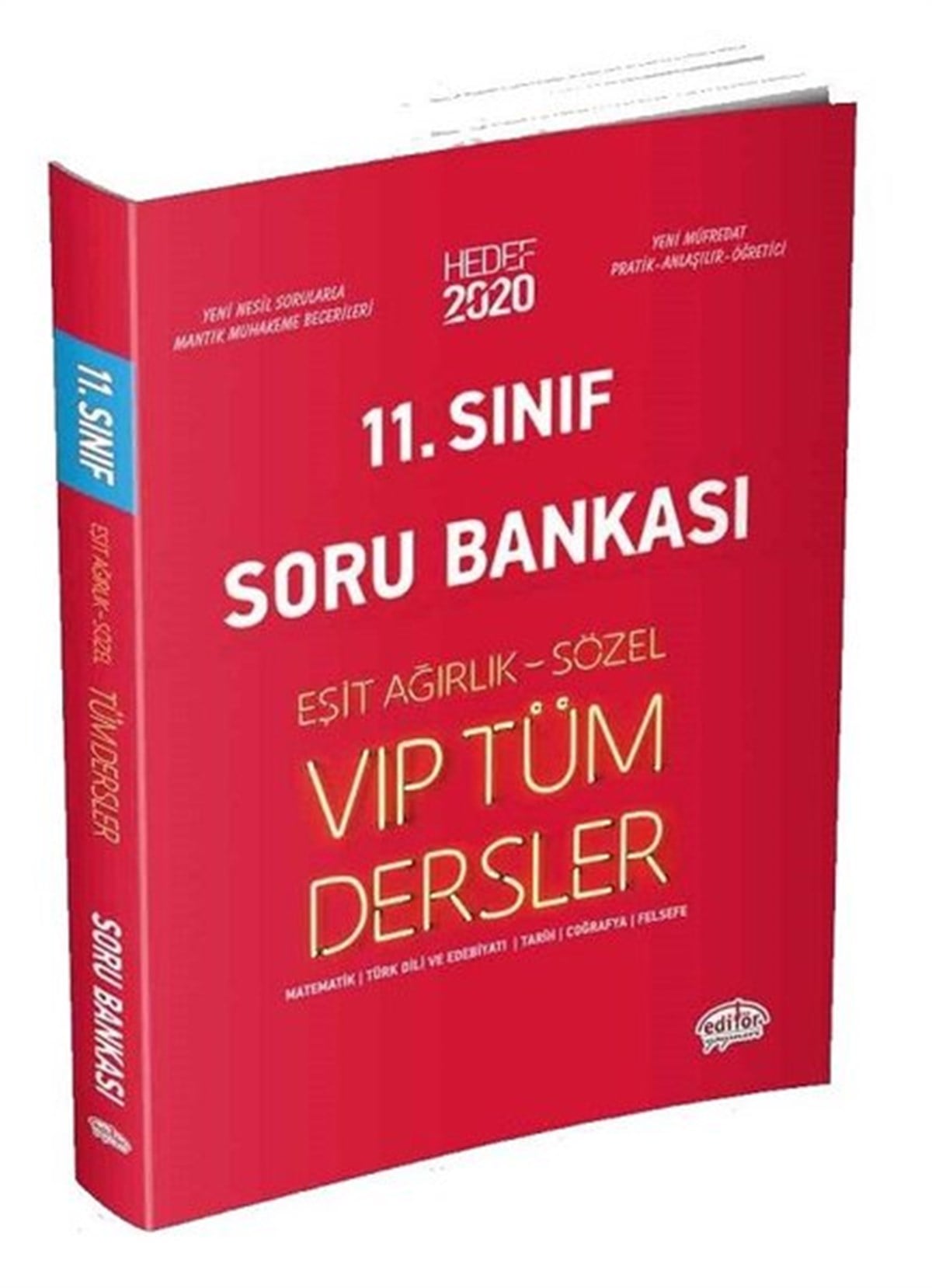 KolektifTüm DerslerHedef 2020 11.Sınıf VİP Tüm Dersler Eşit Ağırlık-Sözel Soru Bankası
