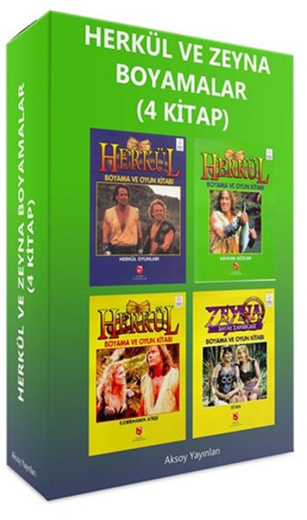 KolektifEgitim Etkinlik KitaplariHerkül ve Zeyna Boyamalar - 4 Kitap Takım
