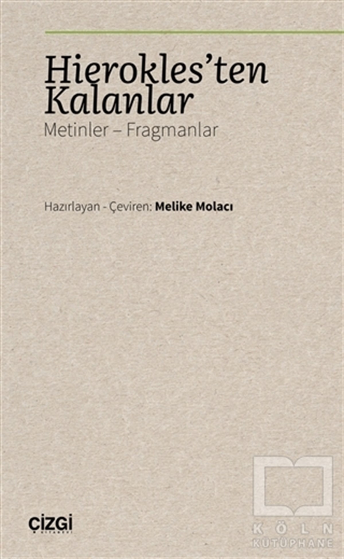 KolektifDiğerHierokles'ten Kalanlar