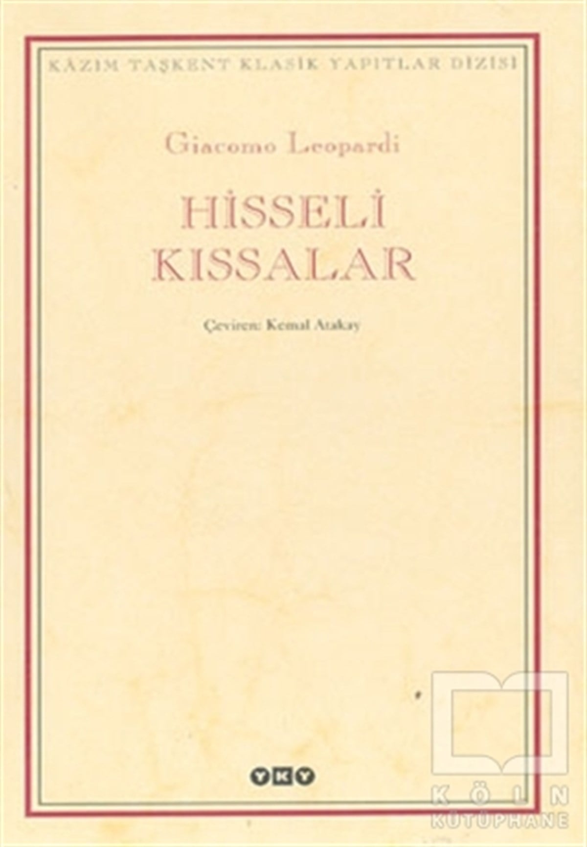 Giacomo LeopardiAraştıma-İnceleme-ReferansHisseli Kıssalar