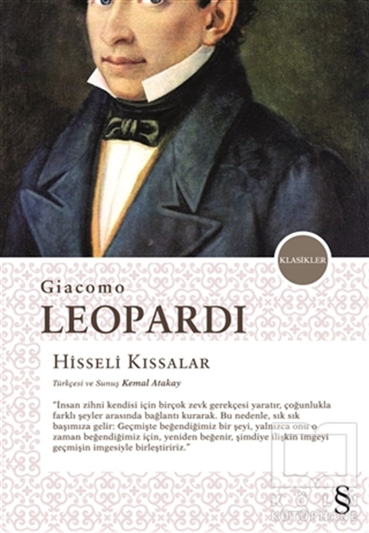 Giacomo LeopardiKlasiklerHisseli Kıssalar