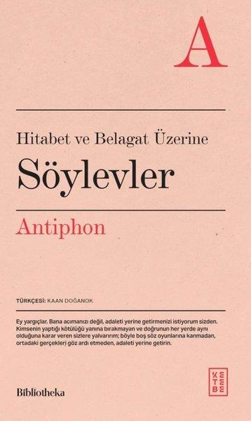 AntiphonFelsefe BilimiHitabet ve Belagat Üzerine Söylevler