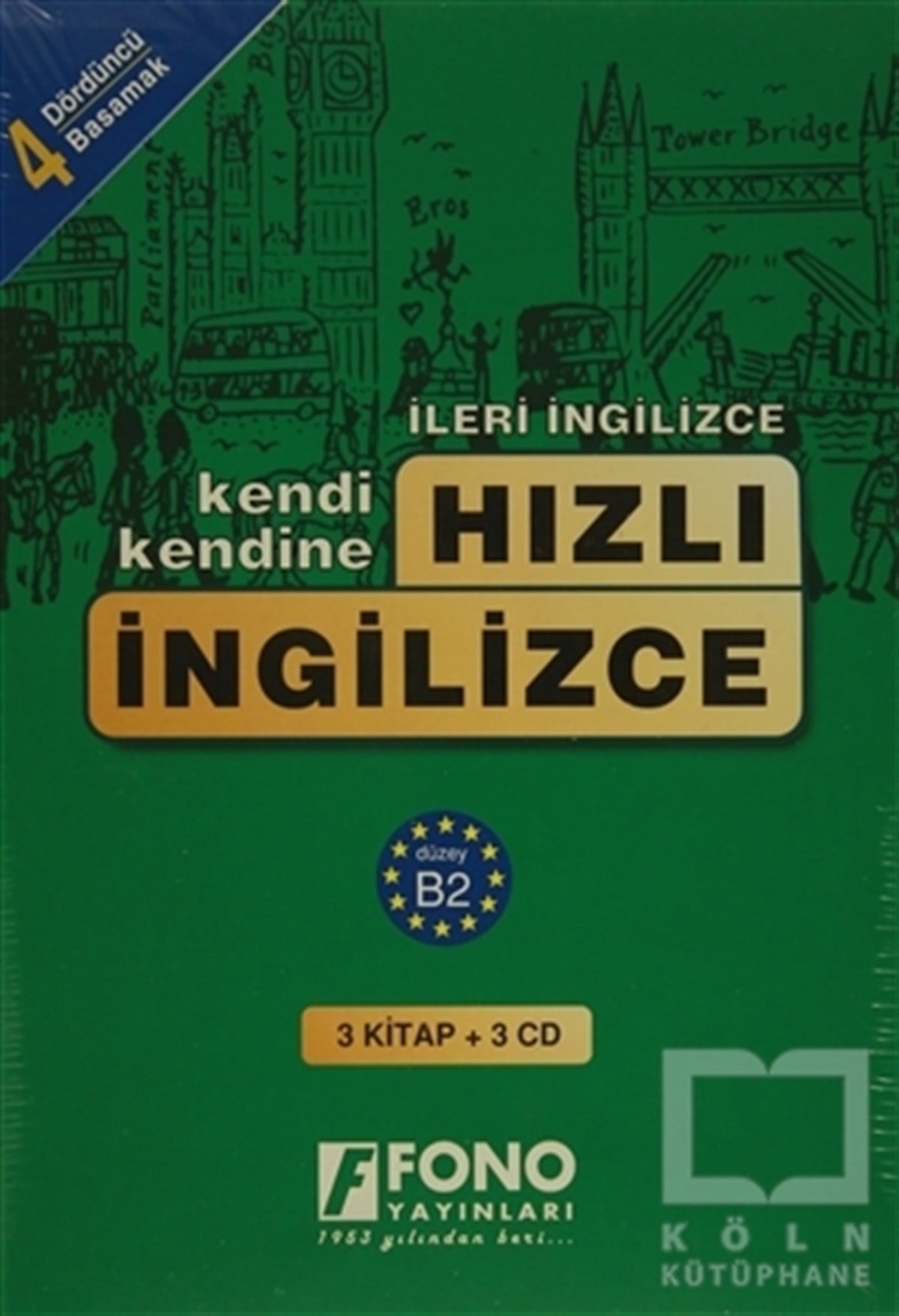 Bahire ŞerifDil ÖğrenimiHızlı İngilizce 4. Basamak (3 kitap + 3 CD)