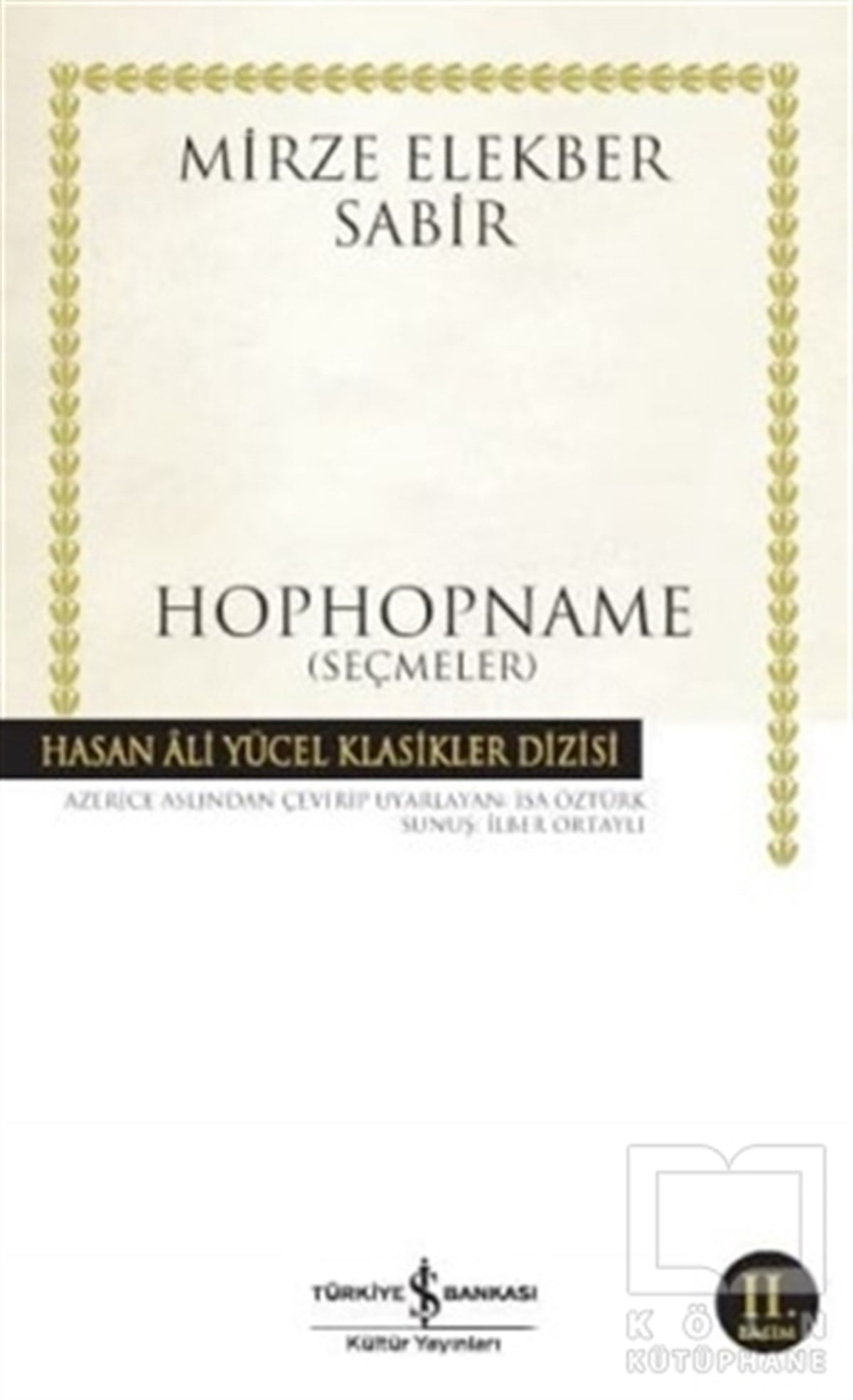 Mirze Elekber SabirTürkçe Şiir KitaplarıHophopname