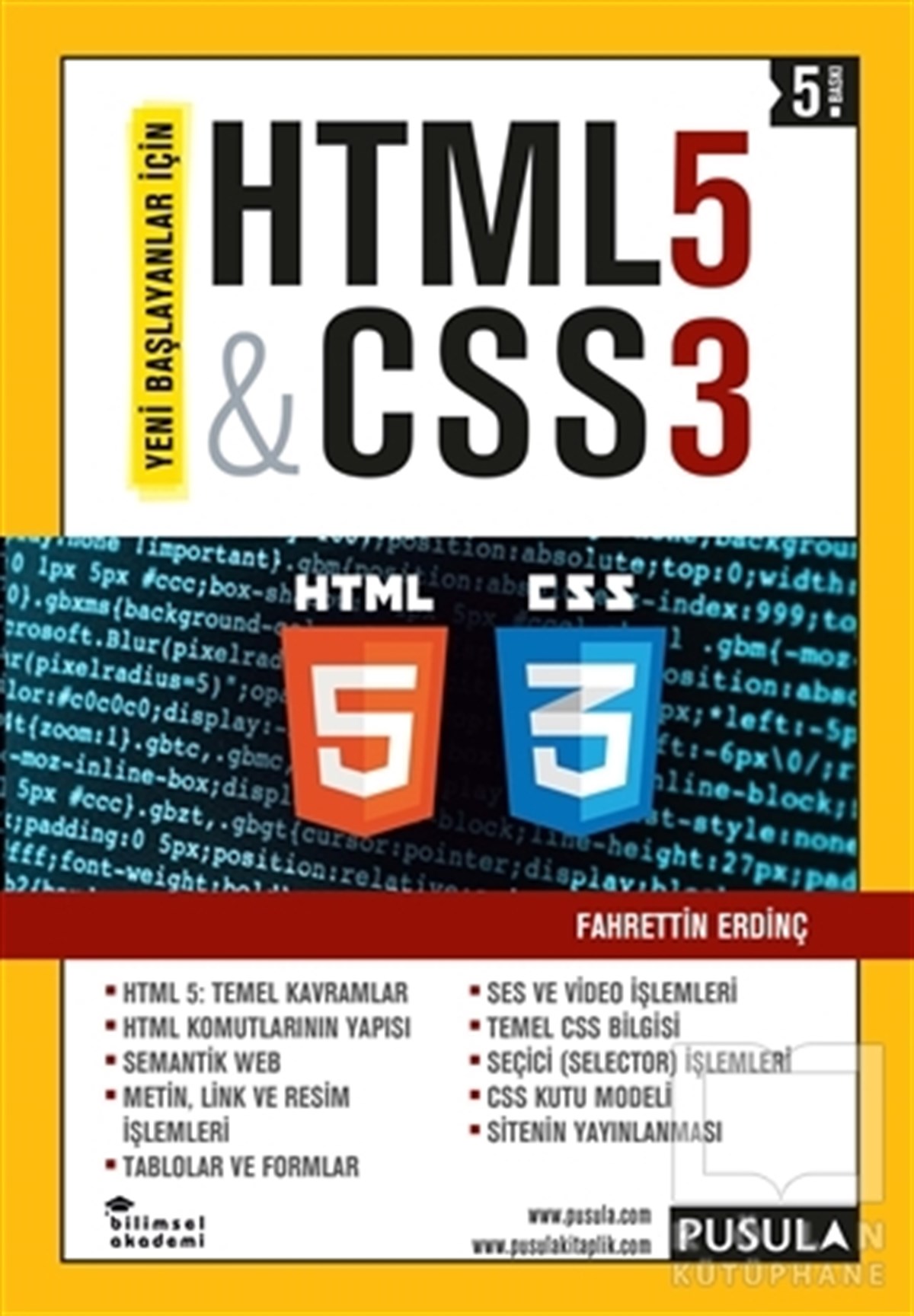 Fahrettin ErdinçProgramlamaHTML5  ve CSS3