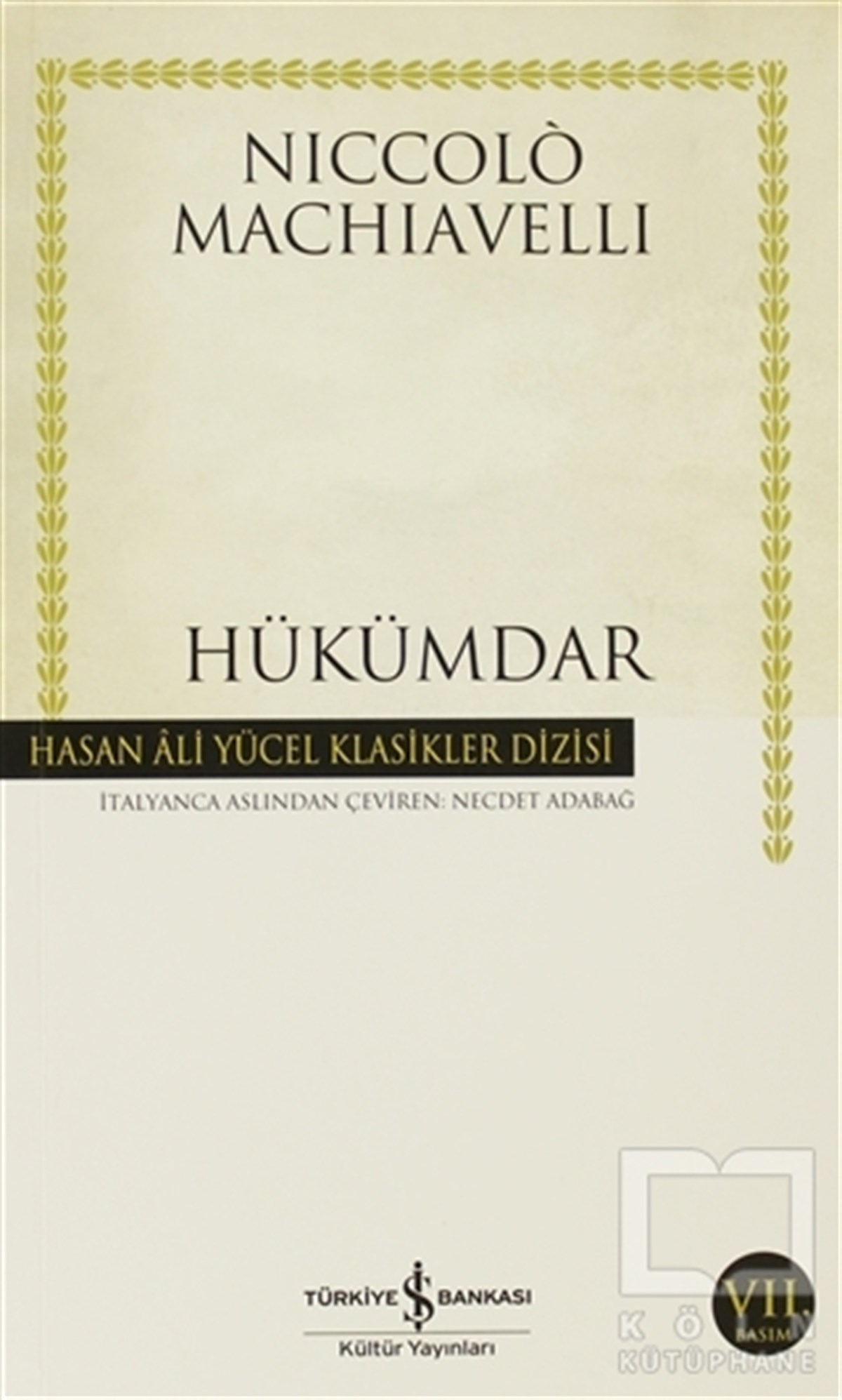 Niccolo MachiavelliSiyaset BilimiHükümdar