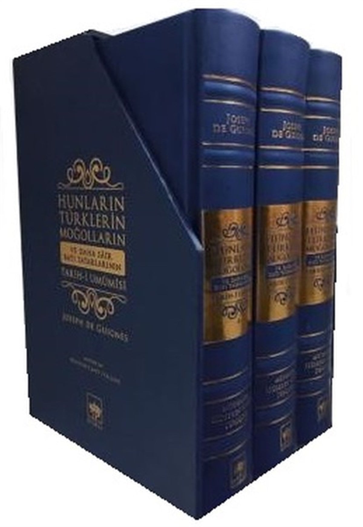 Joseph de GuignesTürk Tarihi Araştırmaları KitaplarıHunlarınTürklerin Moğolların ve Daha Sair Batı Tatarlarının Tarih-i Umumisi-3 Cilt Takım Kutulu
