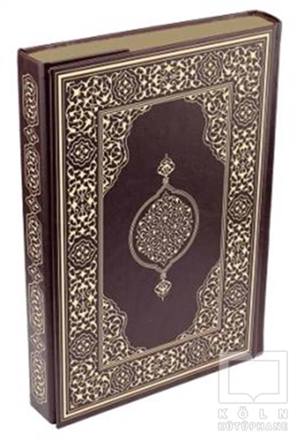 Hüseyin KutluKuran ve Kuran ÜzerineHüseyin Kutlu Hattı Kur-an'ı Kerim (Rahle Boy Yaldızlı Kahverengi)