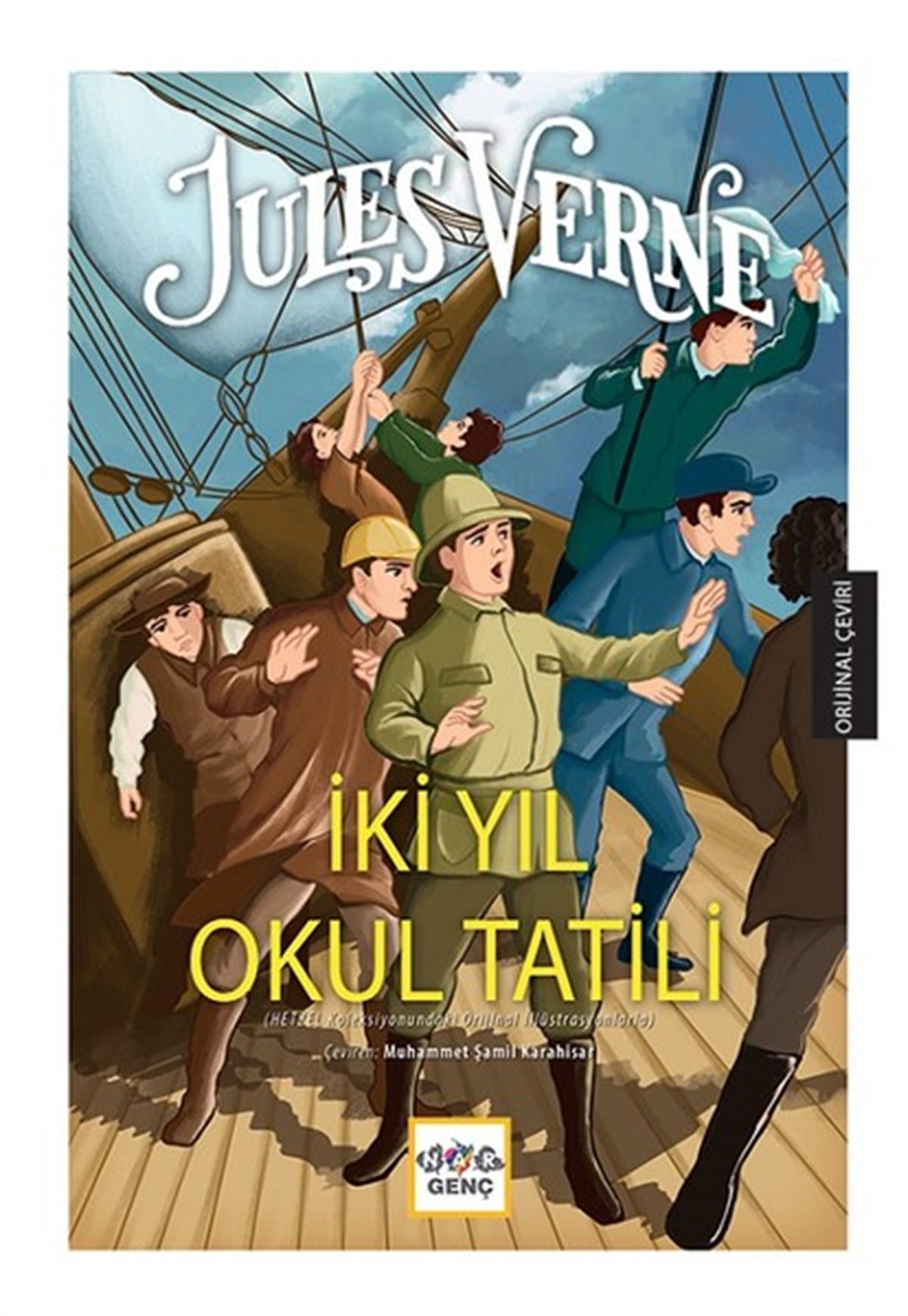 Jules VerneÇocuk Gelisim Kitaplariİki Yıl Okul Tatili