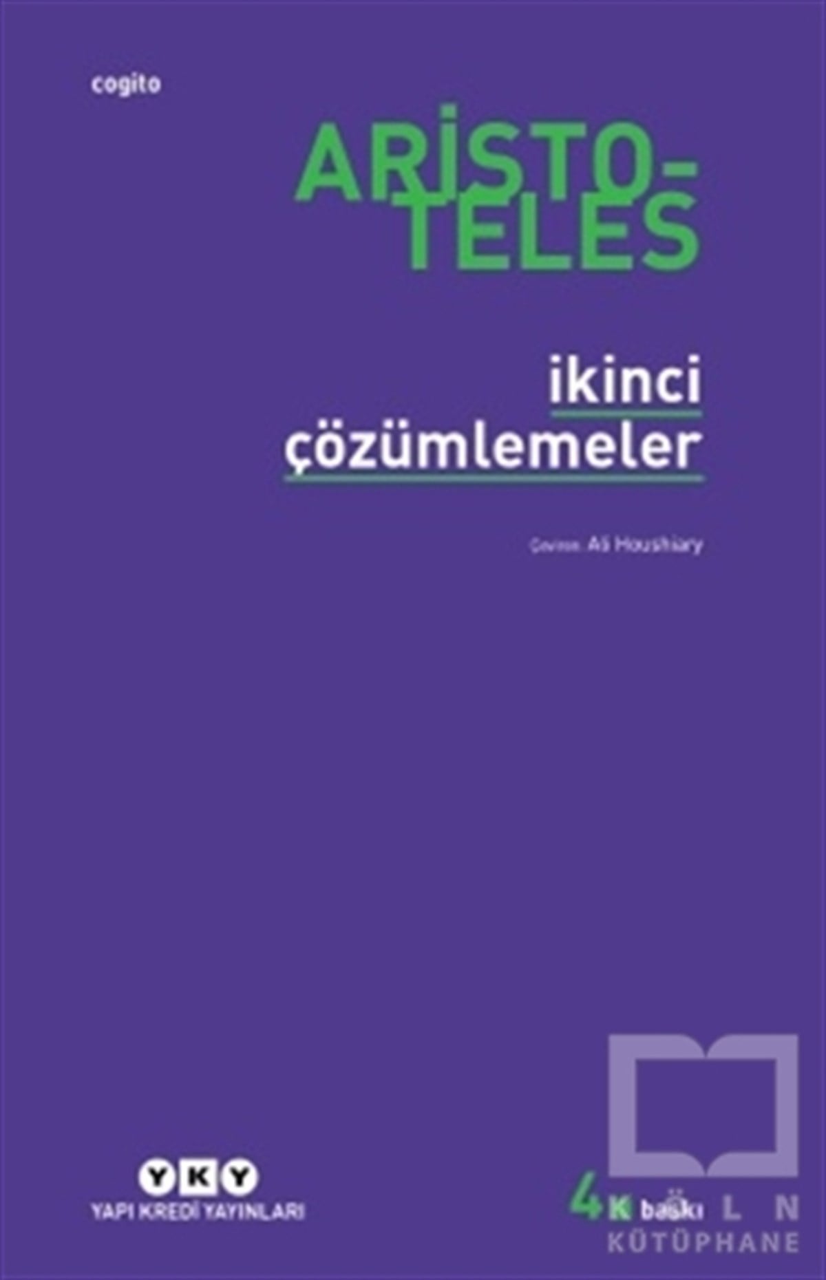 AristotelesAraştıma-İnceleme-Referansİkinci Çözümlemeler