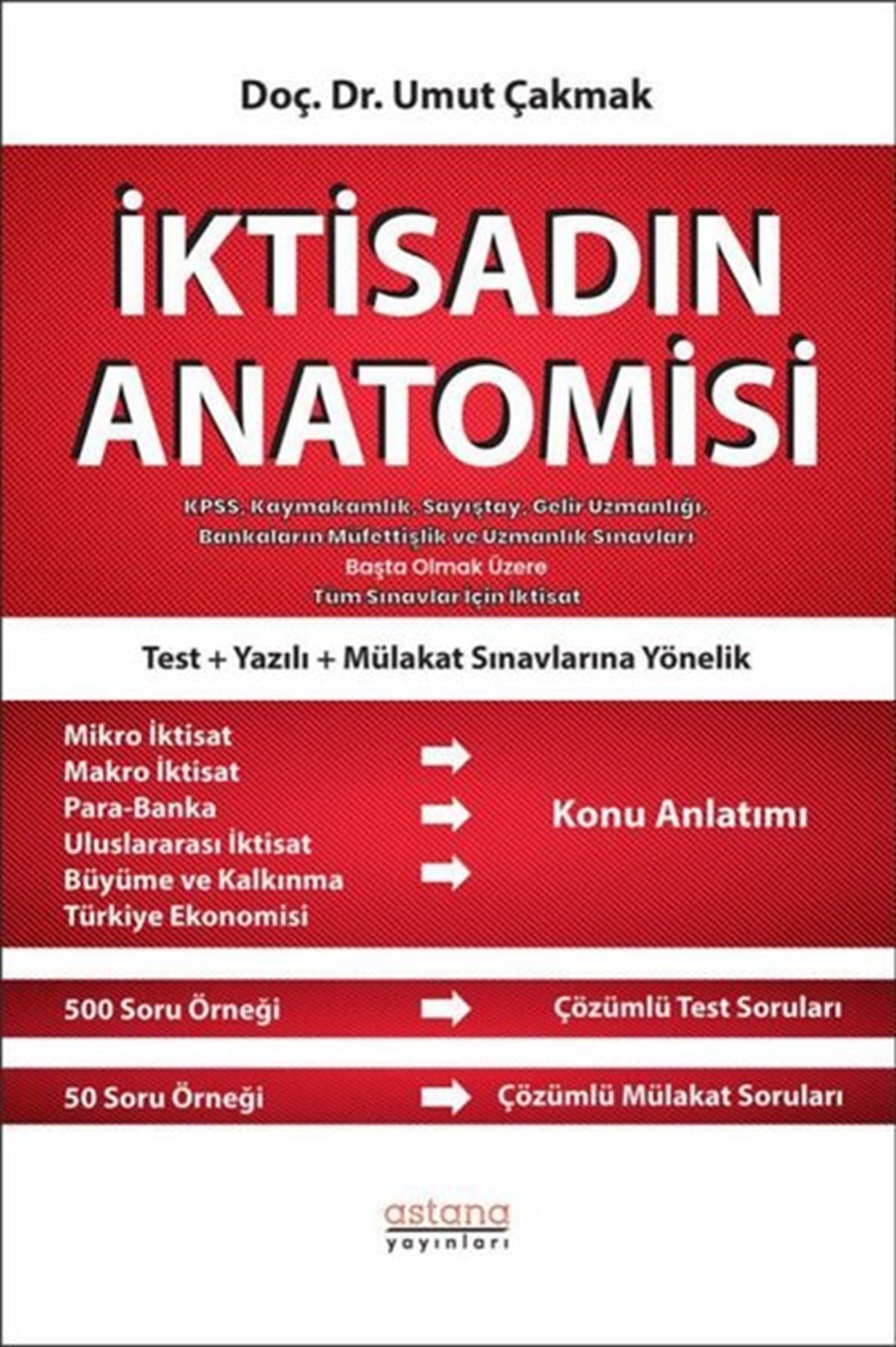 Umut ÇakmakEkonomi Kitaplarıİktisadın Anatomisi