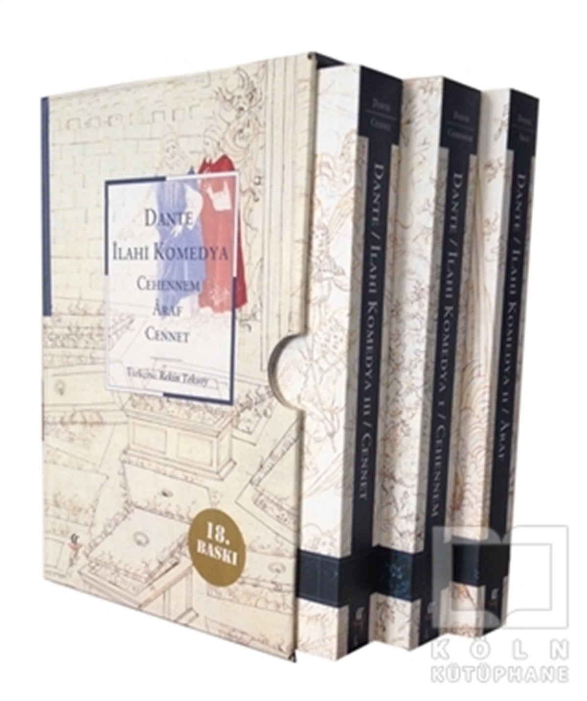 Dante AlighieriŞiirİlahi Komedya (3 Kitap Takım ve Kutulu)