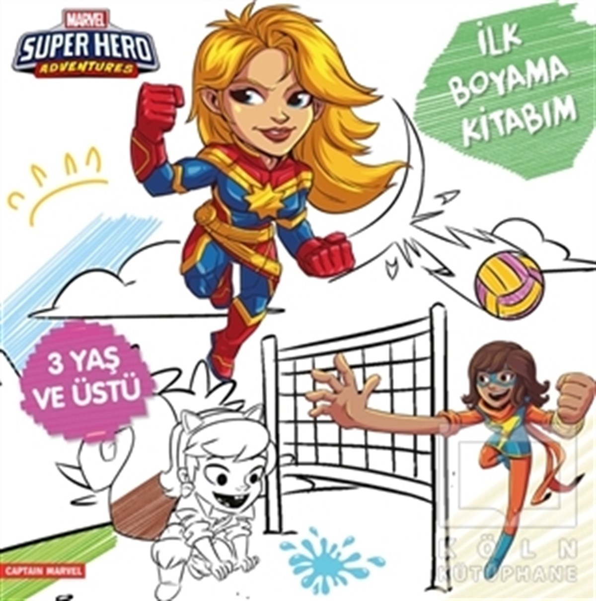 Gökçe DemirBoyama Kitaplarıİlk Boyama Kitabım Captain Marvel - Marvel Super Hero Adventures
