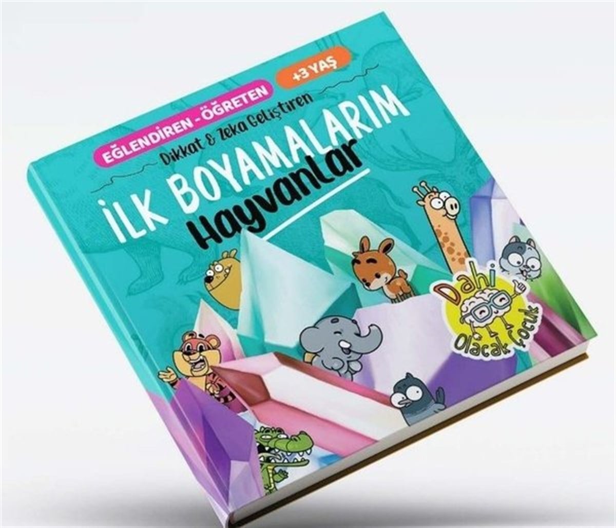 Fethi GürbüzEgitim Etkinlik Kitaplariİlk Boyamalarım - Hayvanlar Dikkat ve Zeka Geliştiren +3 Yaş