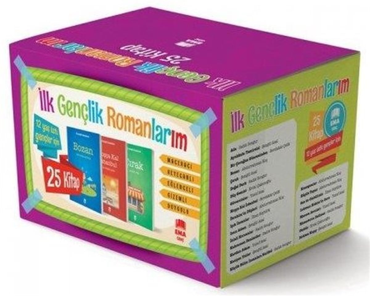 KolektifÇocuk Gençlik Romanlarıİlk Gençlik Romanlarım Seti-25 Kitap Takım