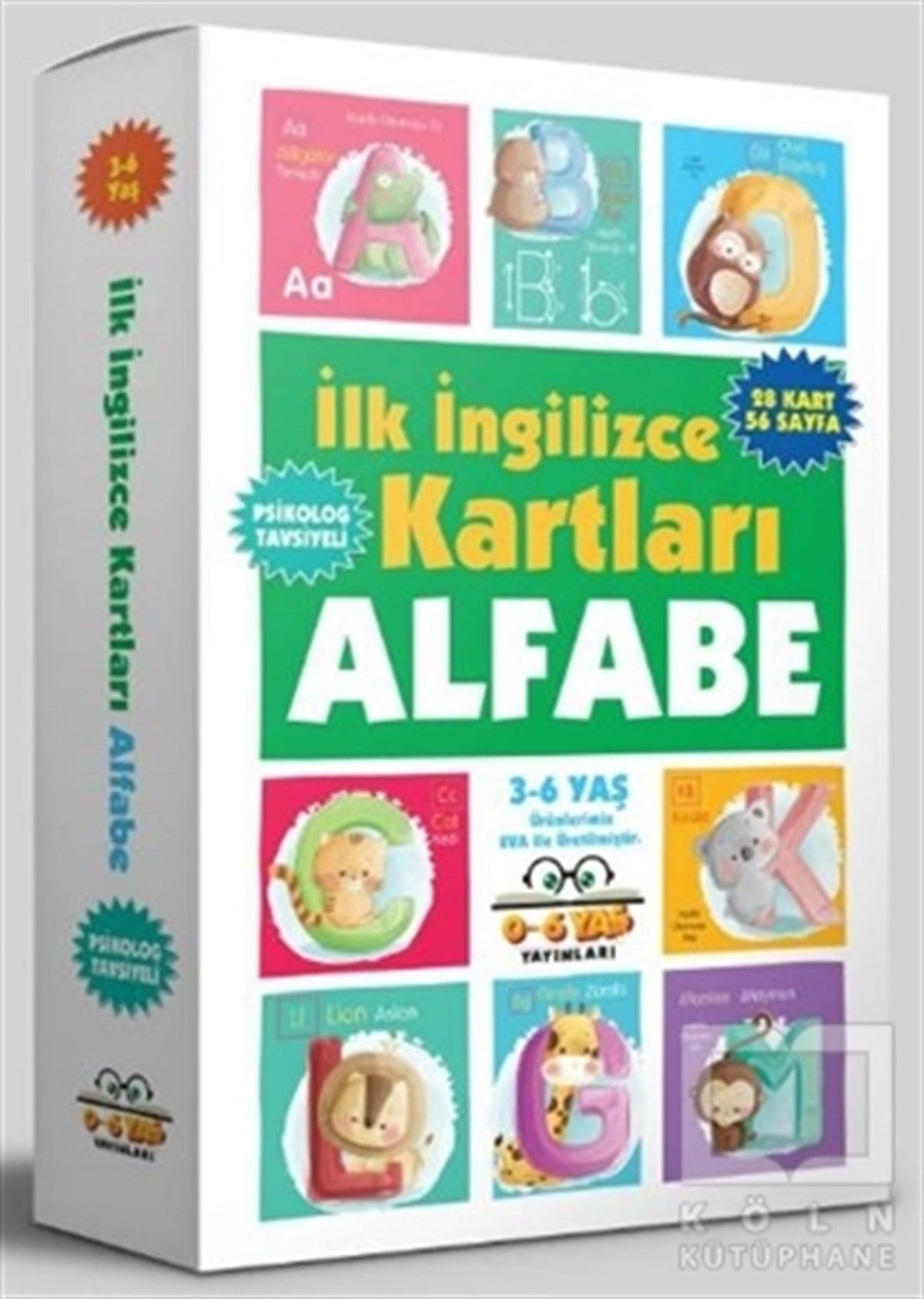 KolektifDiğerİlk İngilizce Kartları - Alfabe (3-6 Yaş)