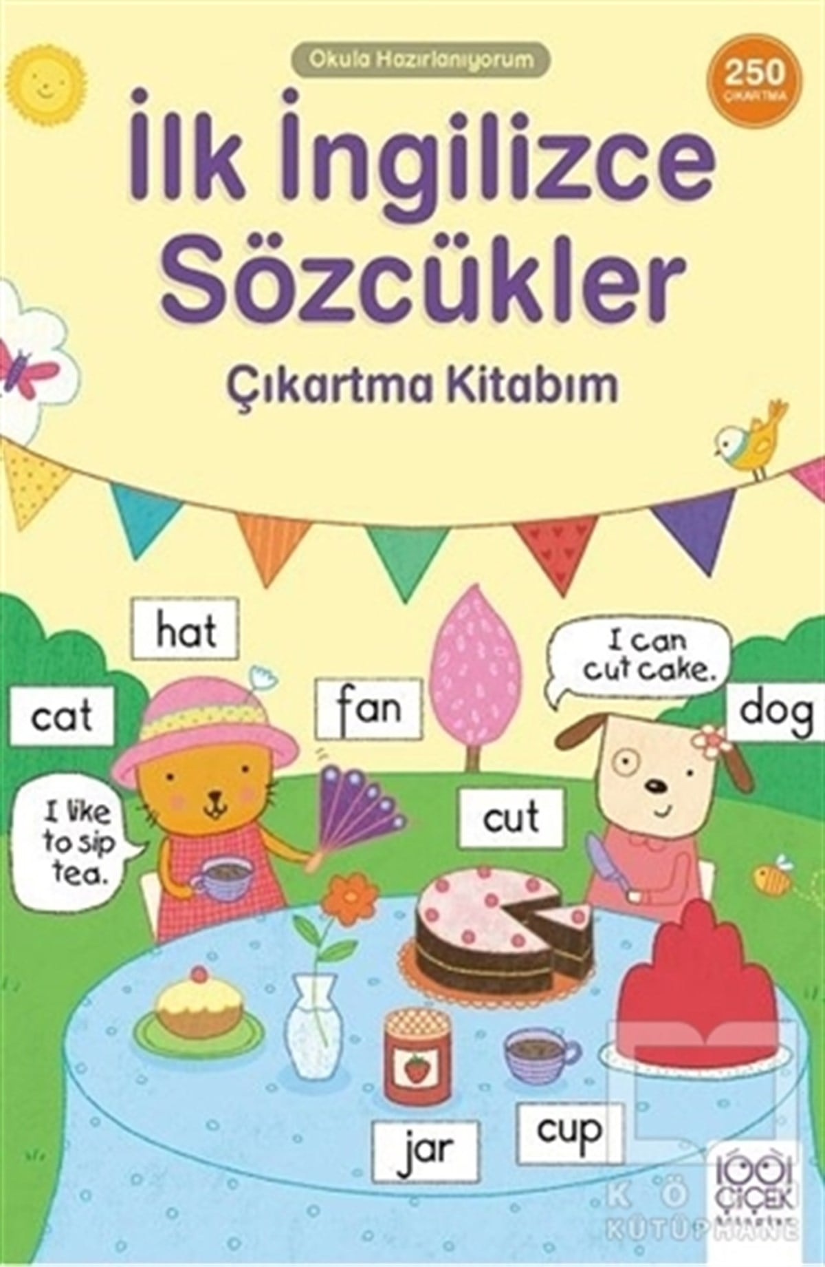KolektifOkul Öncesi Çocuk Kitaplarıİlk İngilizce Sözcükler Çıkartma Kitabım - Okula Hazırlanıyorum