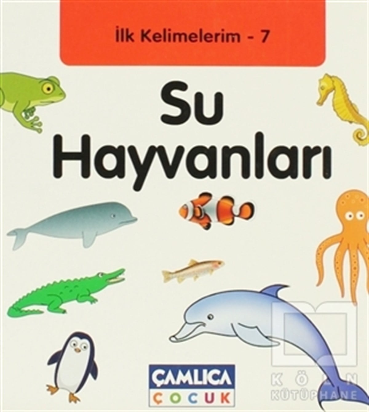 Bilal GezerOkul Öncesi Resimli Kitaplarİlk Kelimelerim 7: Su Hayvanları