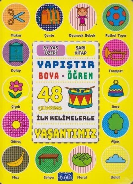 KolektifEgitim Etkinlik Kitaplariİlk Kelimelerle Yaşantımız - Yapıştır Boya Öğren