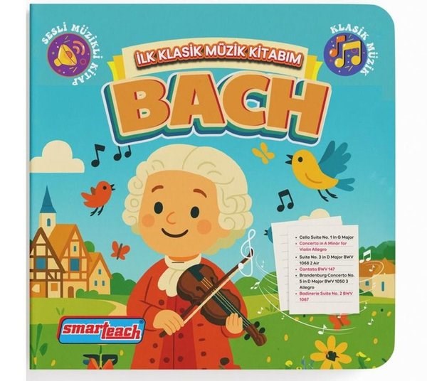 KolektifEgitim Etkinlik Kitaplariİlk Klasik Müzik Kitabım - Bach - Sesli Kitap