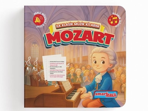 KolektifEgitim Etkinlik Kitaplariİlk Klasik Müzik Kitabım - Mozart - Sesli Kitap