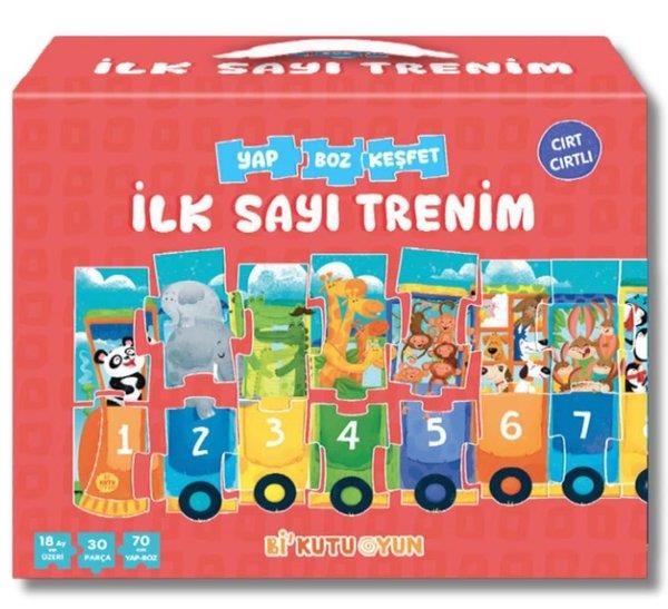 Halil İbrahim ÖztürkEgitim Etkinlik Kitaplariİlk Sayı Trenim - Cırt Cırtlı Yapboz ve Kitap Seti - 7 Kitap Takım