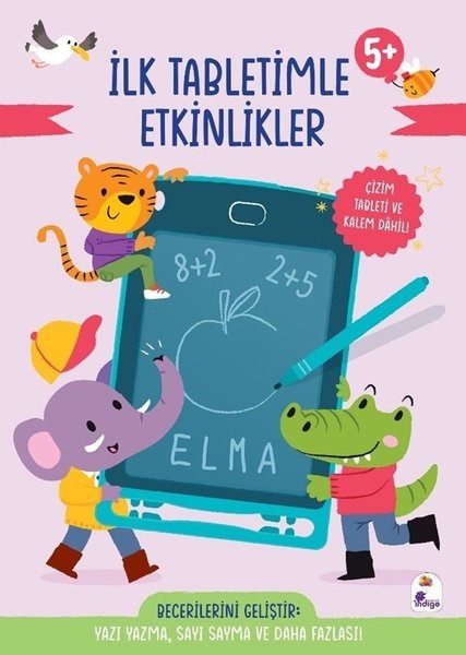 KolektifBoyama Kitaplarıİlk Tabletimle Etkinlikler 5+ Yaş Yazı Yazma Sayı Sayma ve Daha Fazlası!