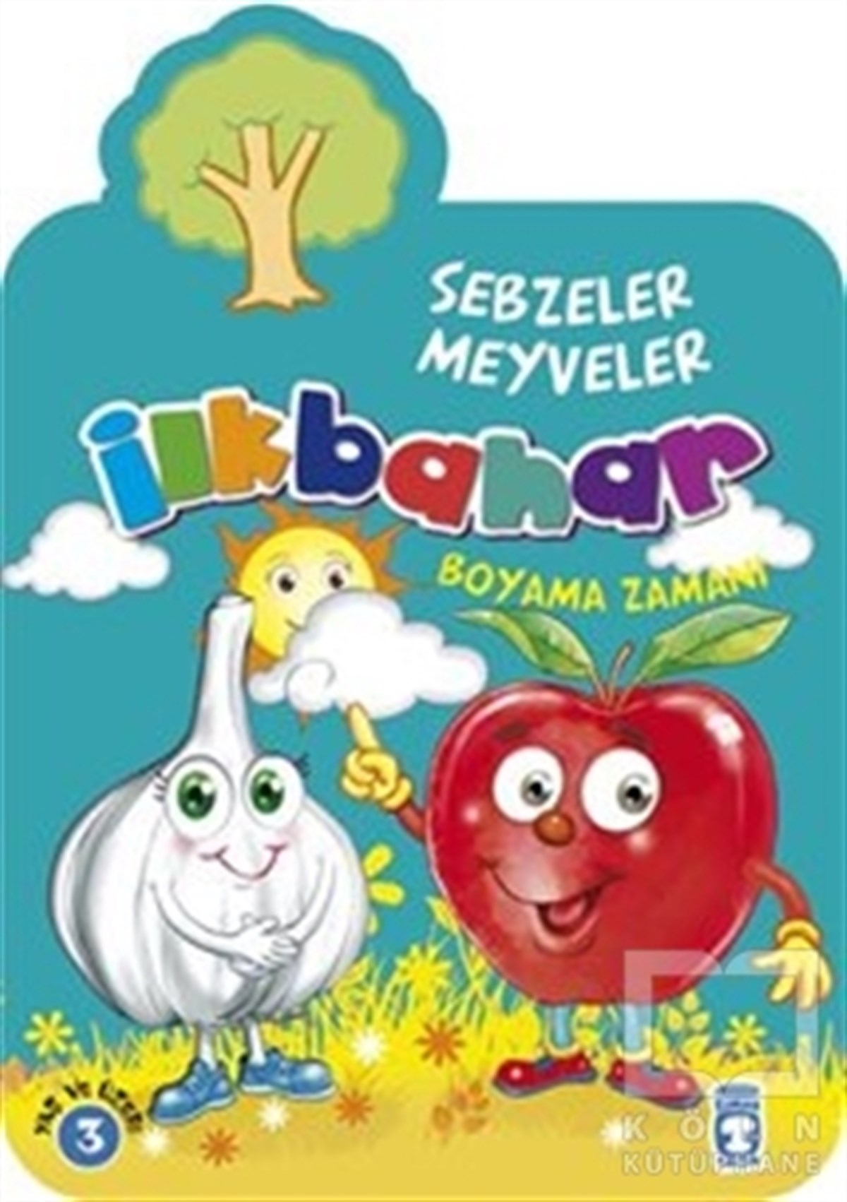 KolektifBoyama Kitaplarıİlkbahar : Sebzeler Meyveler Boyama Zamanı