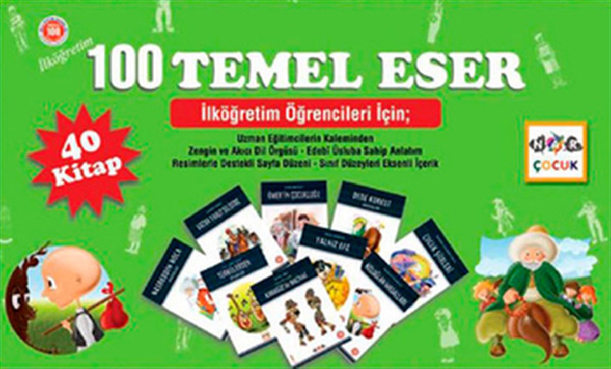 KolektifEğitimİlköğretim 100 Temel Eser Seti-40 Kitap