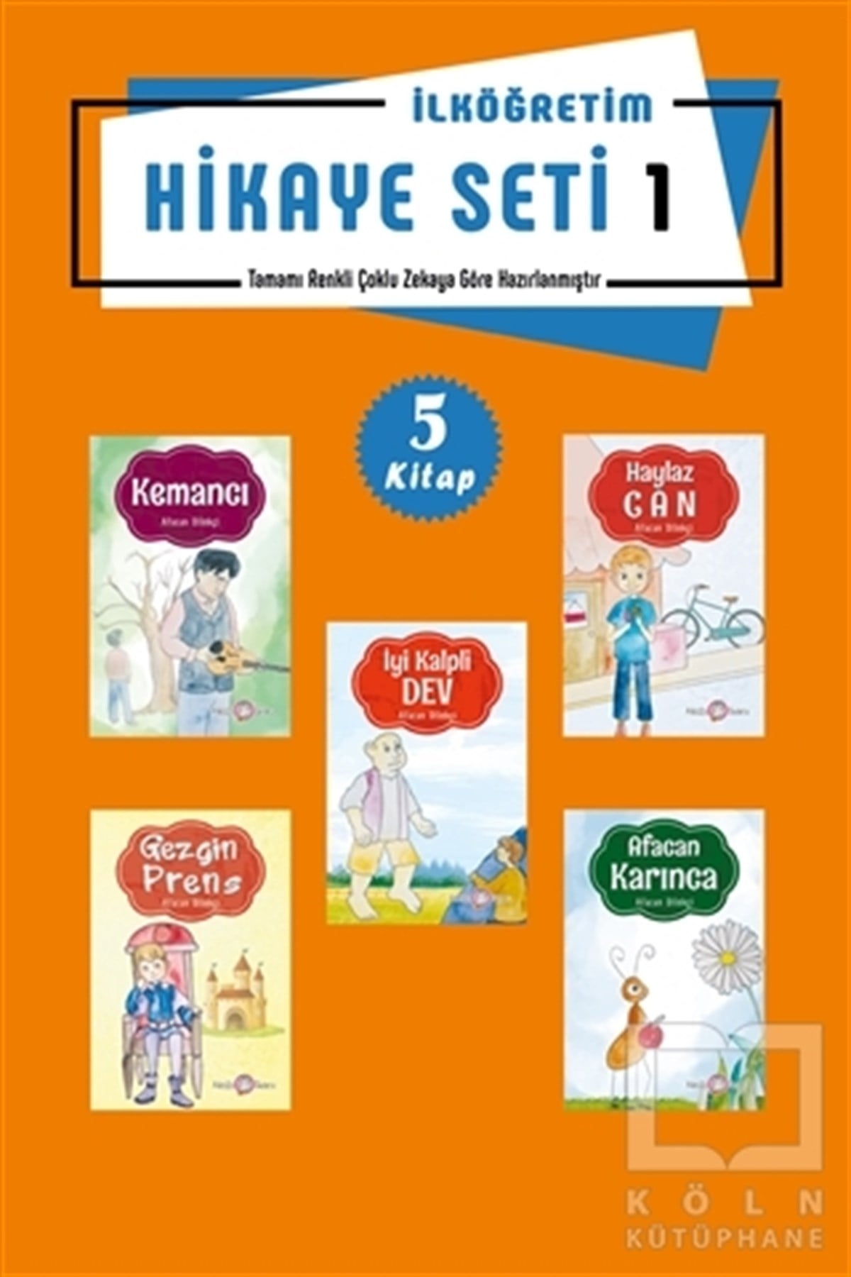 Afacan DilekçiÇocuk Romanlarıİlköğretim Hikaye Seti 1 - 5 Kitap