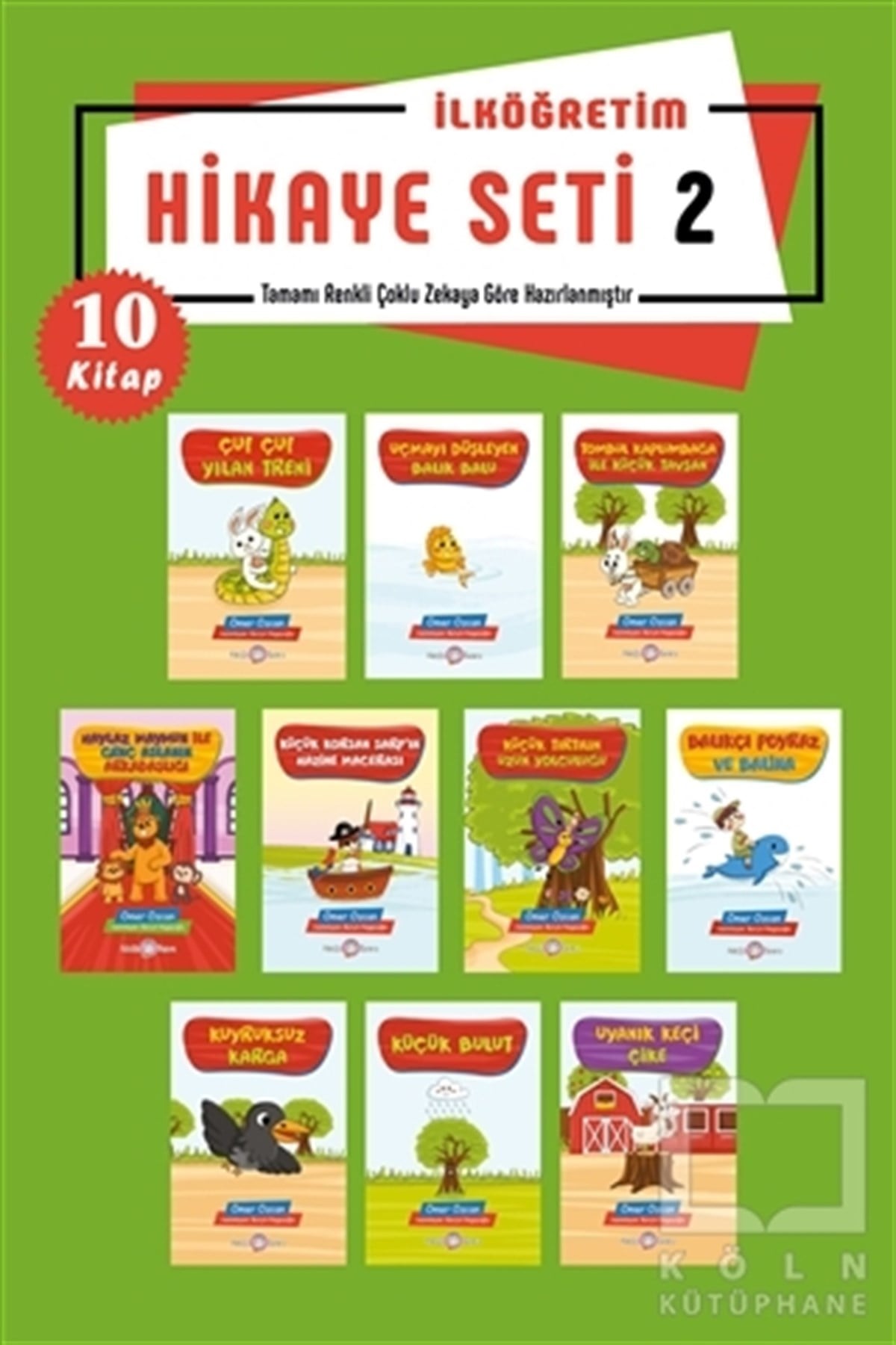 Ömer ÖzcanÇocuk Romanlarıİlköğretim Hikaye Seti 2 - 10 Kitap