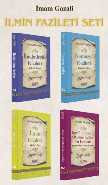 İmam GazaliTasavvuf Kitaplarıİmam Gazali İlmin Fazileti Seti - 4 Kitap Takım