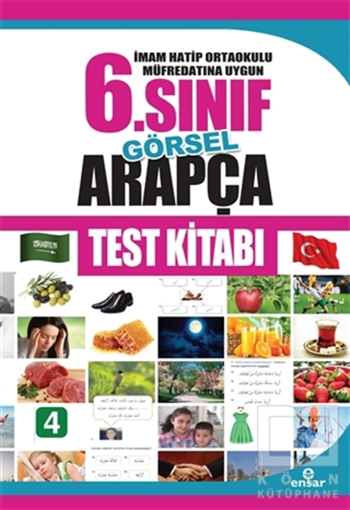 Abdullah ÖzerDil Öğrenimiİmam Hatip Ortaokulu Müfredatına Uygun 6. Sınıf Görsel Arapça Test Kitabı