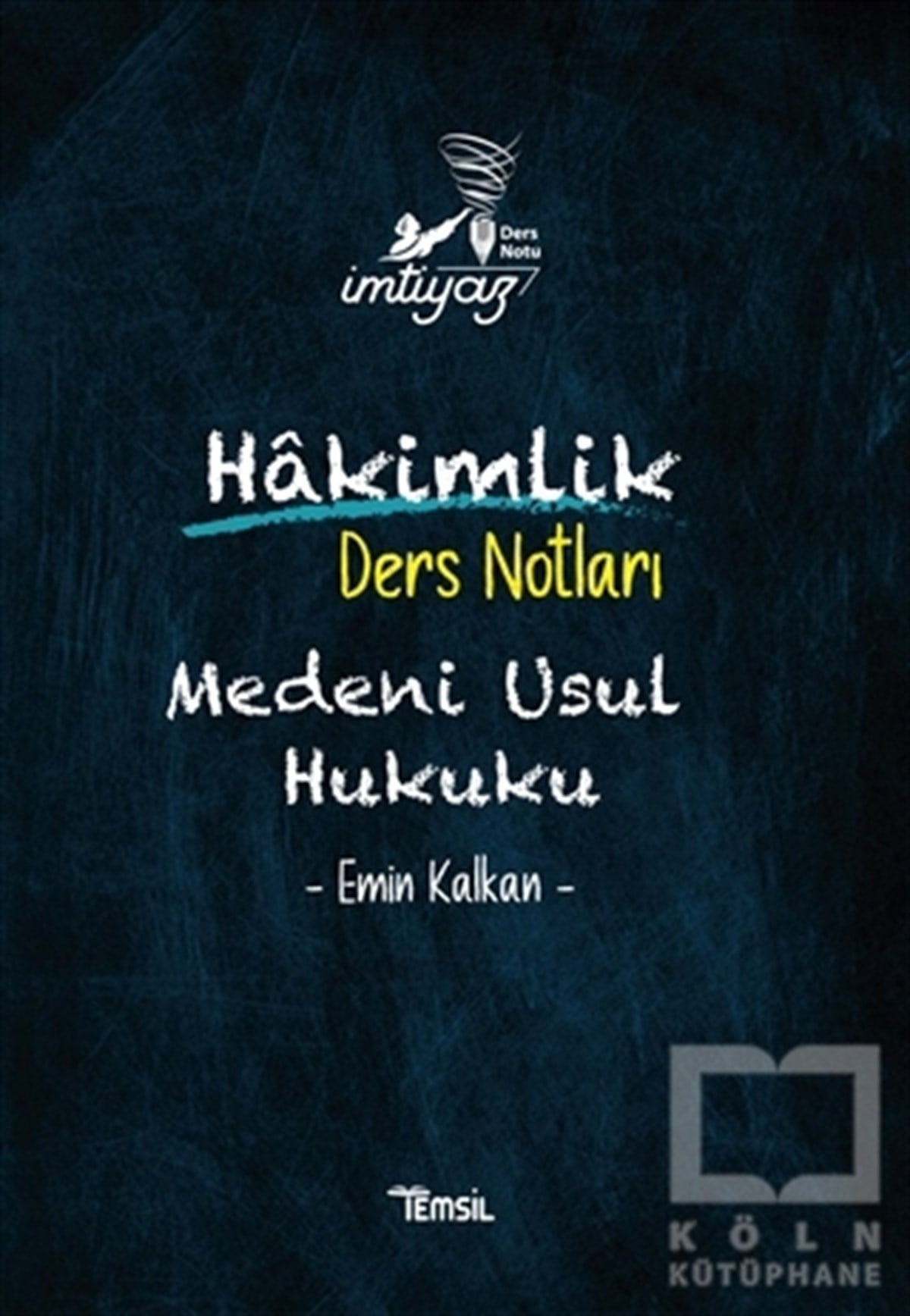Emin KalkanHukuk Üzerine Kitaplarİmtiyaz Medeni Usul Hukuku Hakimlik Ders Notları