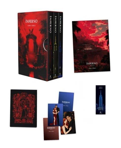 Asena NişikliTürk Romaniİnferno 1 - 2 - 3 Seti - 3 Kitap Takım - Kutulu