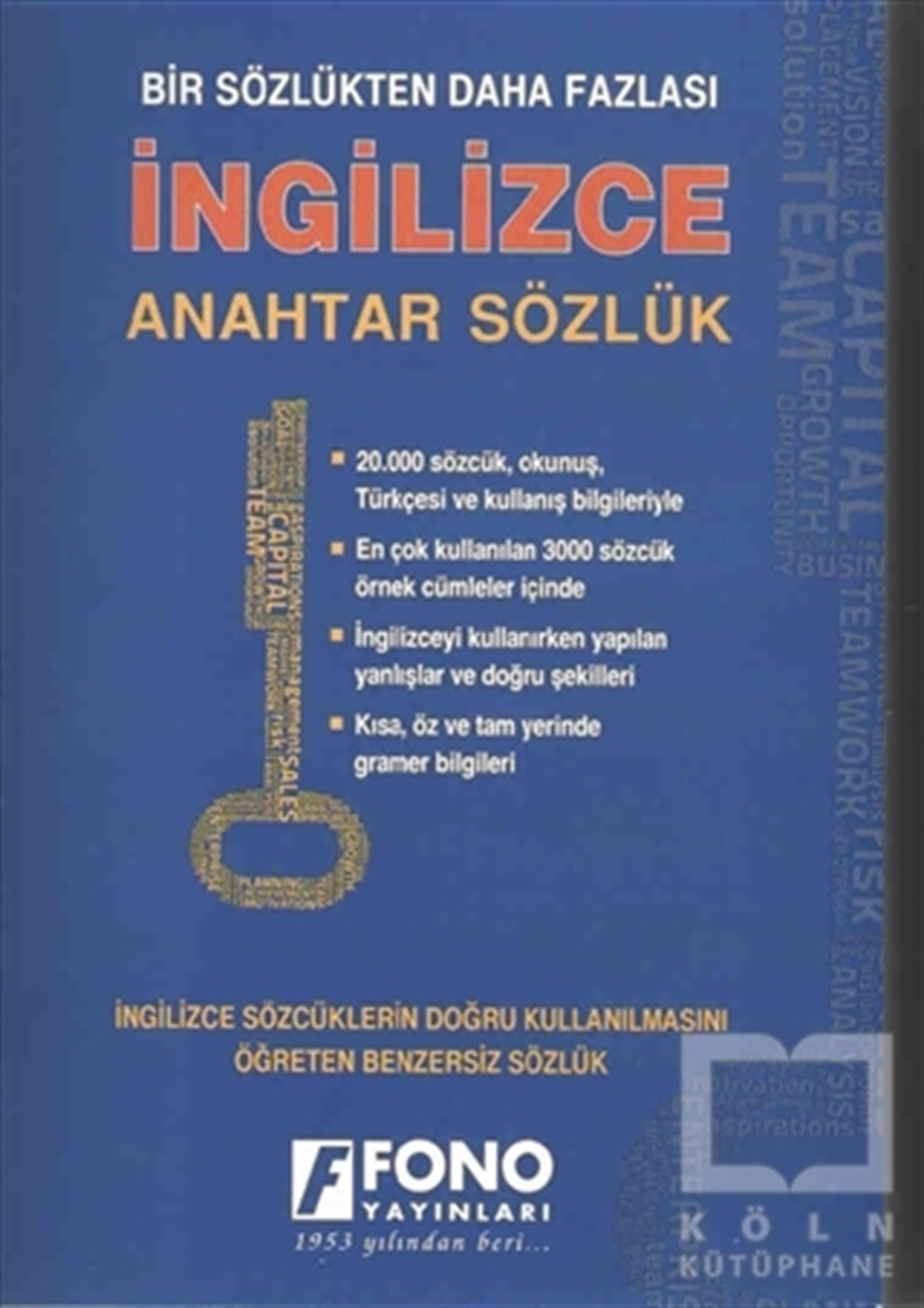 Birsen ÇankayaSözlükler ve Konuşma Kılavuzlarıİngilizce Anahtar Sözlük