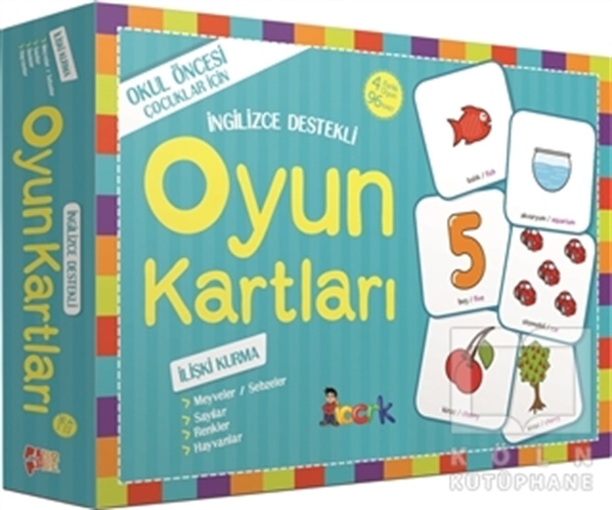 KolektifZeka Gelişimi Kitaplarıİngilizce Destekli Oyun Kartları - İlişki Kurma