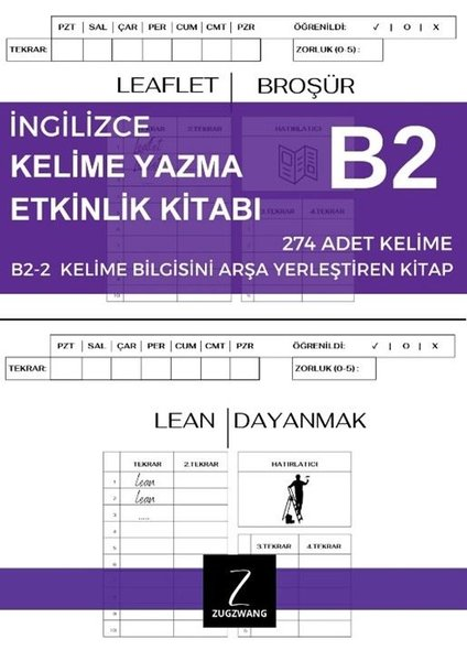 KolektifDil Bilimi - Etimolojiİngilizce Kelime Yazma Etkinlik Kitabı B2 - 2 Kelime Bilgisini Arşa Yerleştiren Kitap
