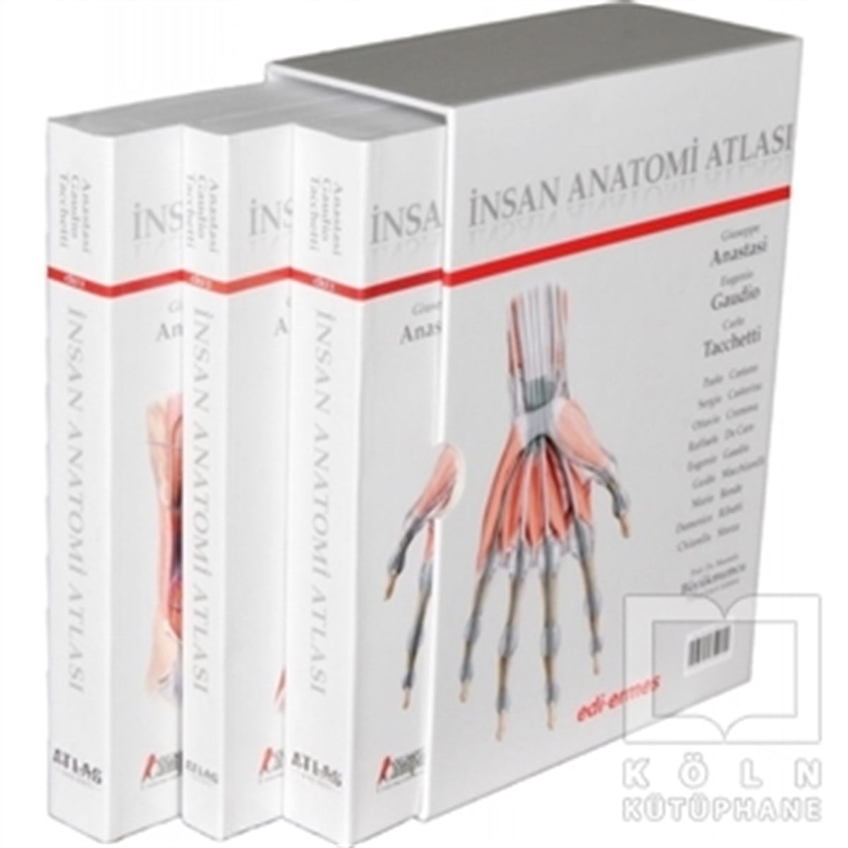 Carlo TacchettiDiğerİnsan Anatomisi Atlası (3 Cilt Takım)